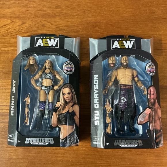 AEW All Elite Wrestling Upper Deck Series 3 Figures Lot Of 5 - Picture 4 of 7
